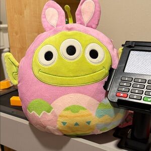 Disney Pink and Lime Alien Bunny Plush